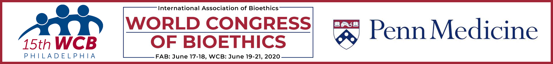 Feminist Approaches to Bioethics (FAB) and World Congress of Bioethics (WCB) Event Banner