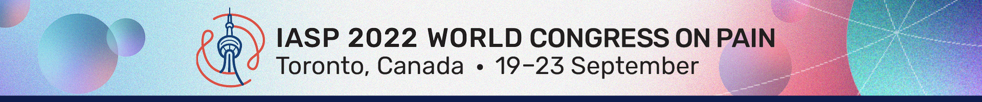 2022 IASP World Congress on Pain Event Banner