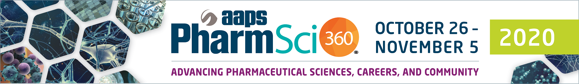 2020 AAPS PharmSci 360  Event Banner