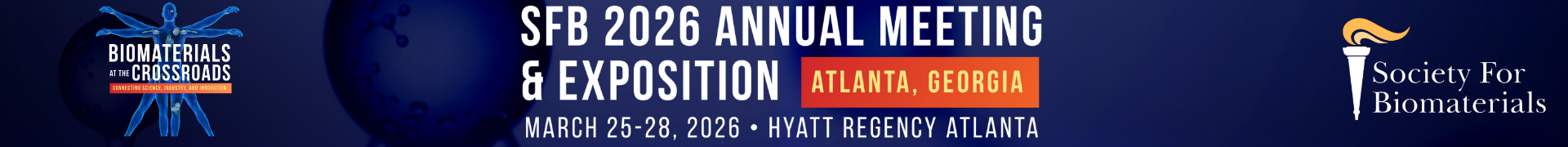 2026 Society for Biomaterials Annual Meeting & Exposition  Event Banner