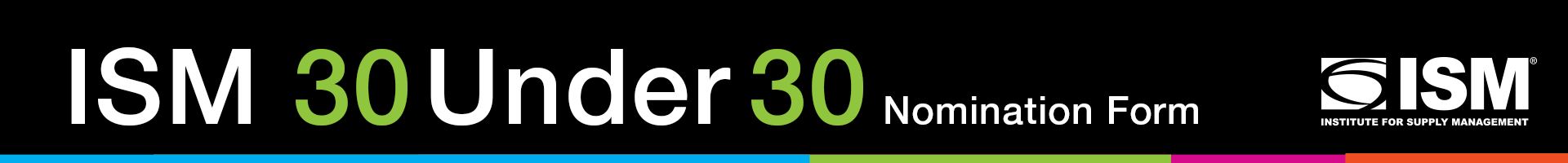 30 Under 30 2021 Event Banner