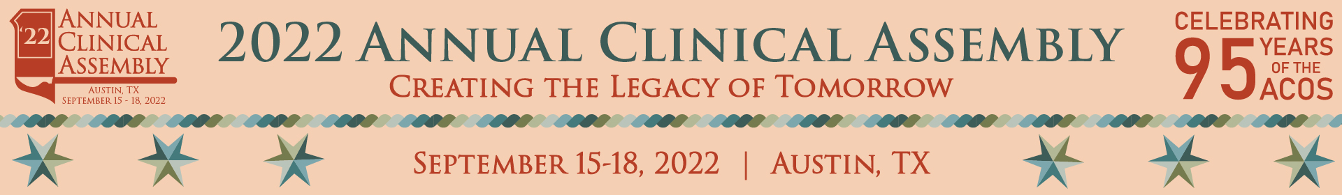 2022 Annual Clinical Assembly (ACA) of Osteopathic Surgeons - Posters Event Banner