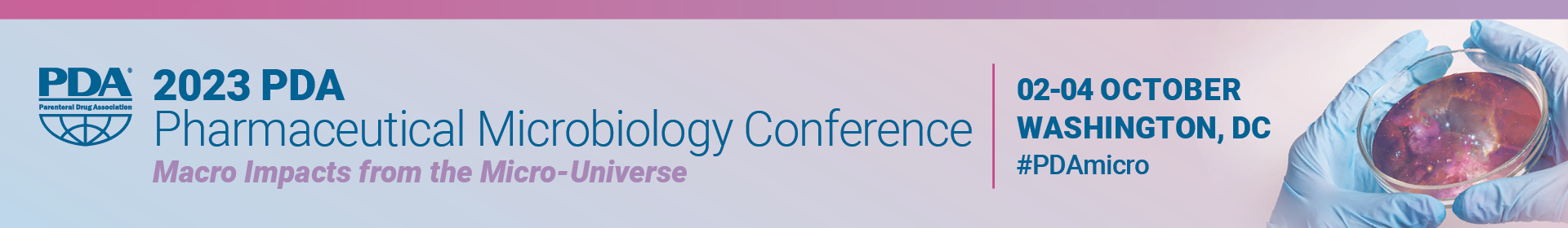 2023 PDA Pharmaceutical Microbiology Conference Event Banner