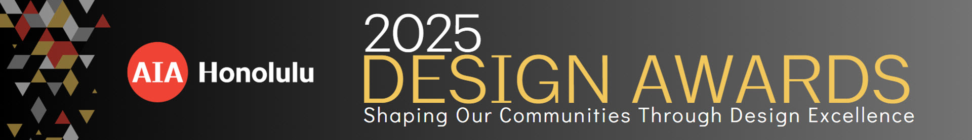 2025 Design Awards Banner