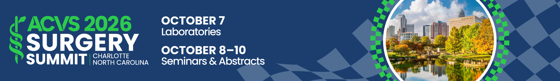 2026 ACVS Surgery Summit Event Banner