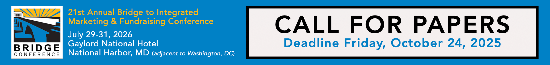 2026 Bridge Conference Event Banner