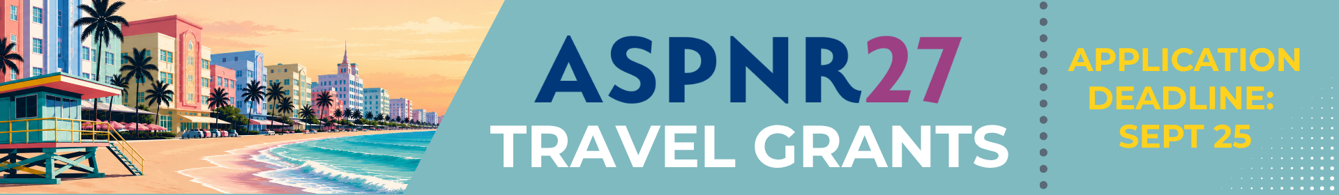 ASPNR Travel Awards Event Banner