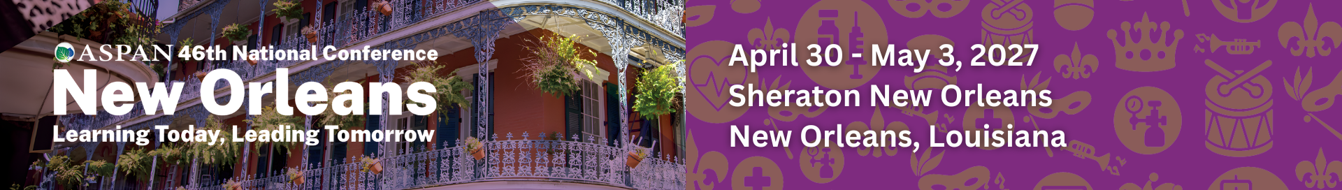 2027 ASPAN National Conference Event Banner