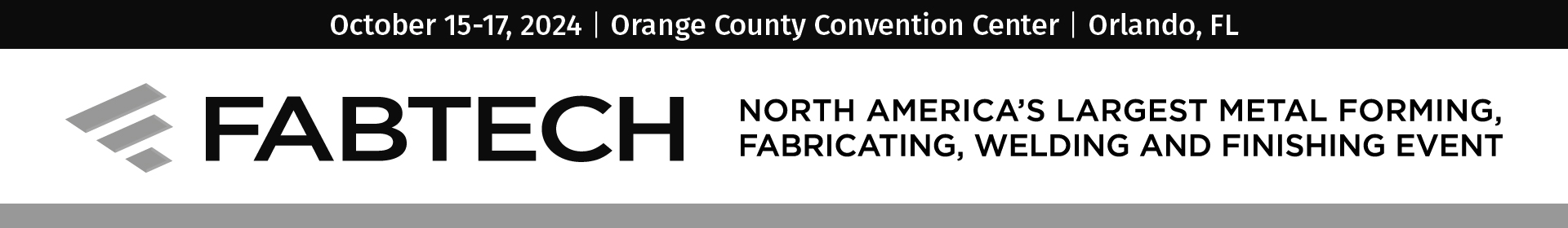 FABTECH 2024 Event Banner