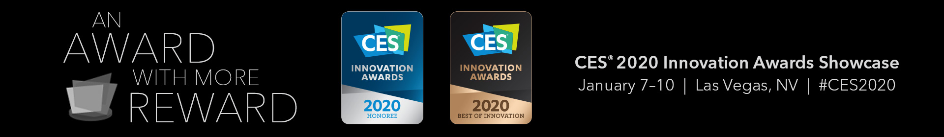 CES 2020 Innovation Awards Event Banner