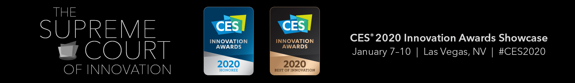 CES 2020 Innovation Awards Event Banner