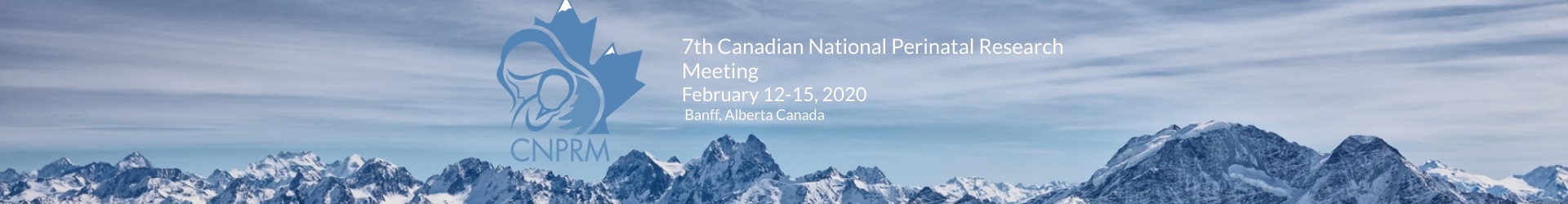 2020 7th Canadian National Perinatal Research Meeting (CNPRM) Event Banner