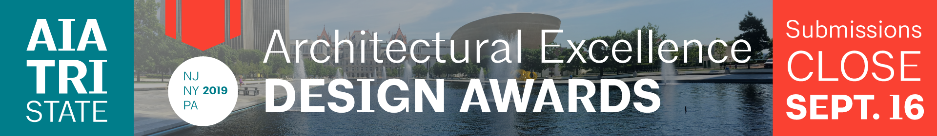 2019 AIA Tri-States Architectural Excellence Design Awards  Event Banner