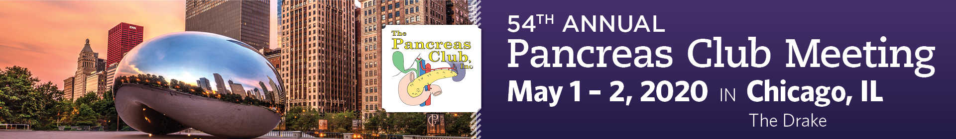 54th Annual Pancreas Club Meeting Event Banner