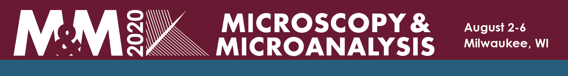 Microscopy & Microanalysis (M&M) 2020 Event Banner