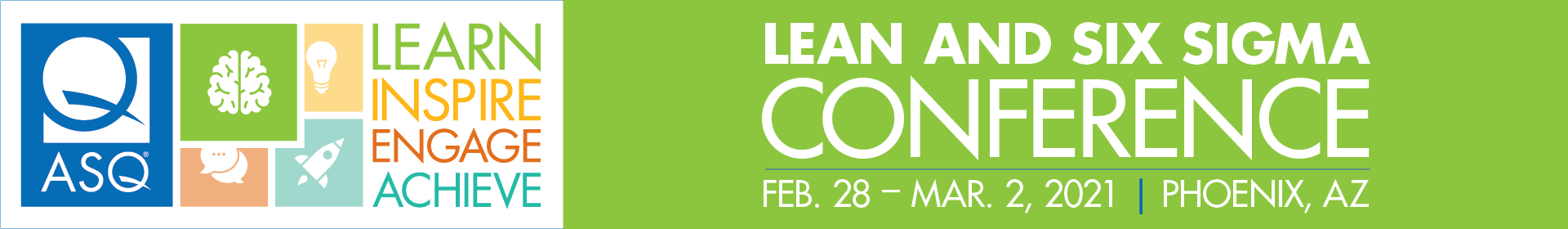 2021 Lean and Six Sigma Event Banner