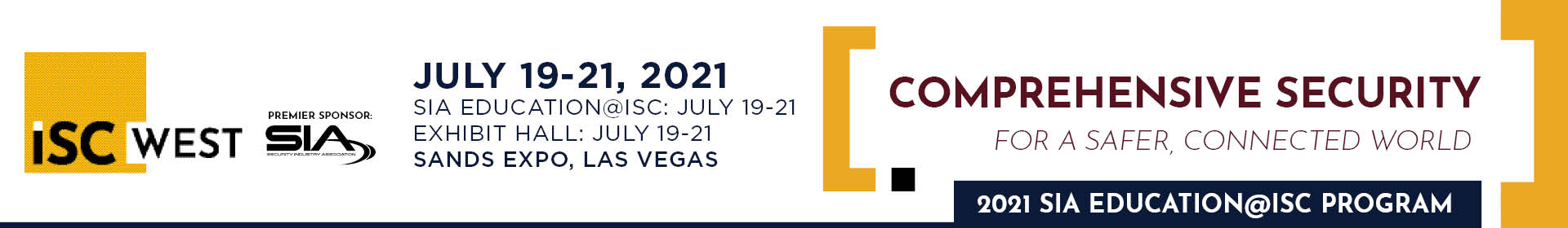 ISC West 2021 Event Banner