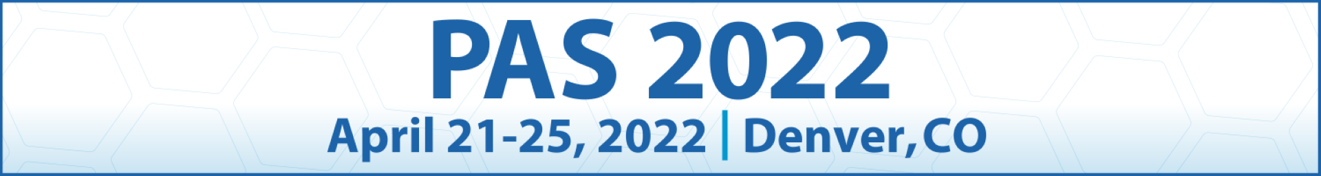 PAS 2022 Event Banner