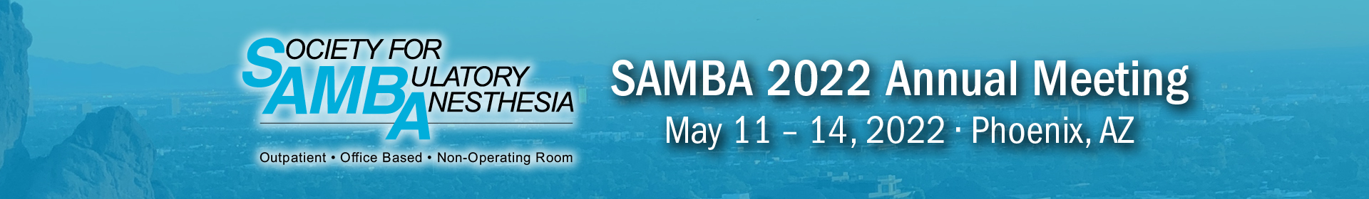 SAMBA 2022 Event Banner