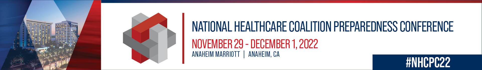 2022 National Healthcare Coalition Preparedness Conference  Event Banner