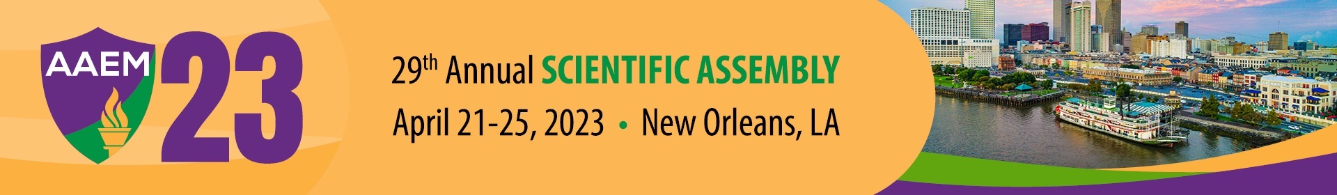 2023 AAEM Scientific Assembly Event Banner