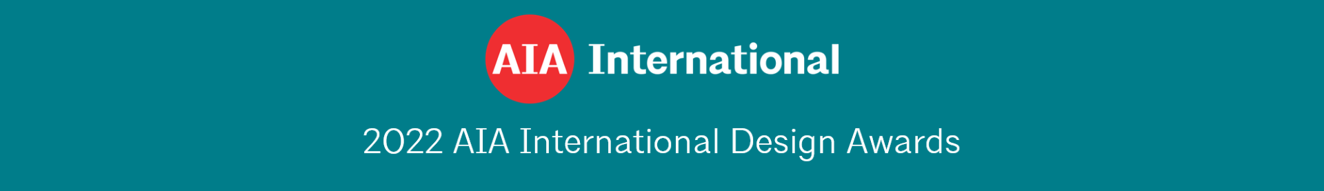 2022 AIA International Awards Event Banner