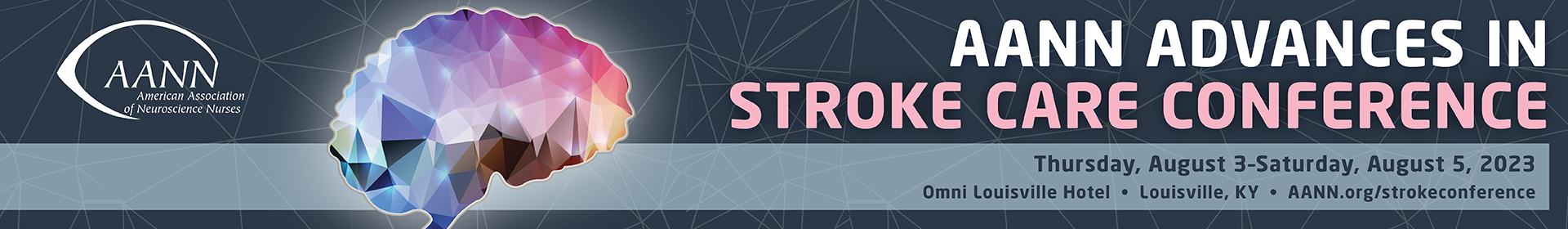AANN 2023 Stroke Conference  Event Banner