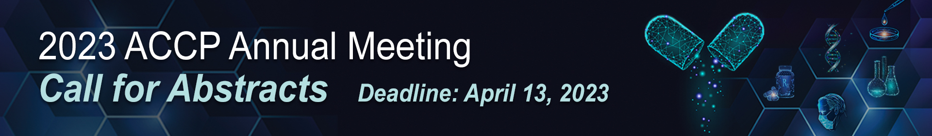 2023 ACCP Annual Meeting Call for Abstracts Banner
