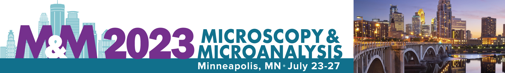 M&M 2023 Meeting (Microscopy & Microanalysis) Event Banner
