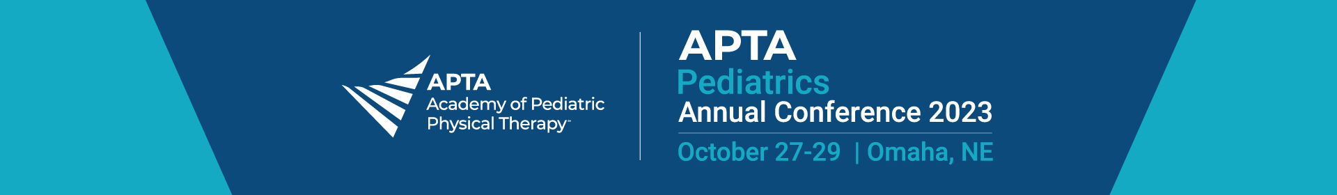 2023 APTA Pediatrics Annual Conference Event Banner