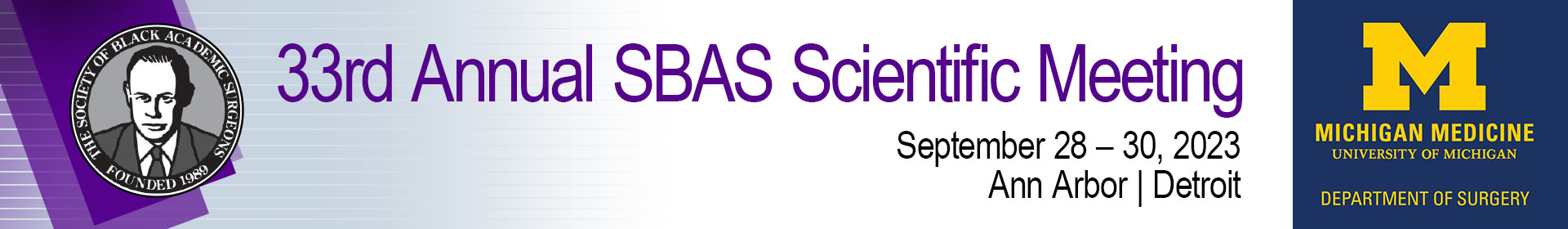 SBAS 2023 Abstract Scorecard  Event Banner