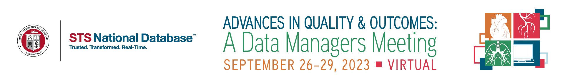 2023 Advances in Quality & Outcomes: A Data Managers Meeting  Event Banner