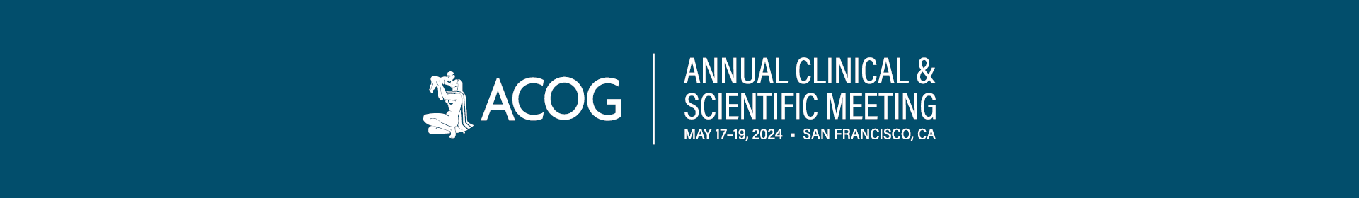 ACOG ACSM 2024 Event Banner