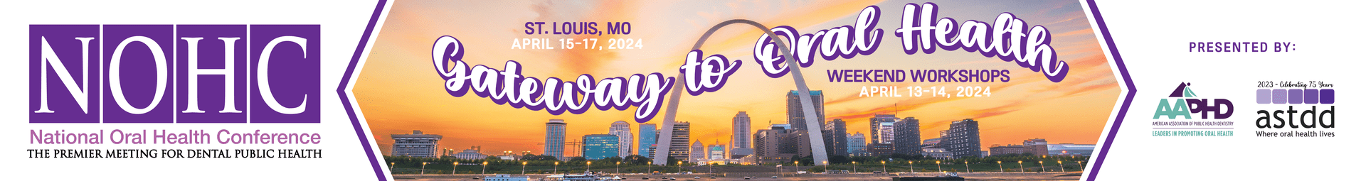 2024 National Oral Health Conference Event Banner
