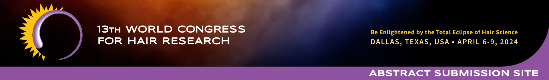 13th World Congress for Hair Research Event Banner