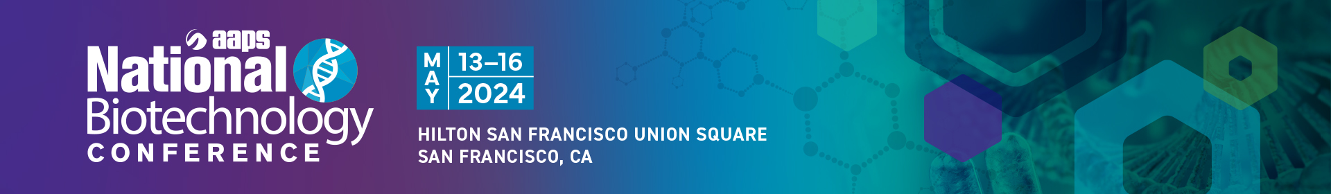 AAPS 2024 National Biotechnology Conference Event Banner
