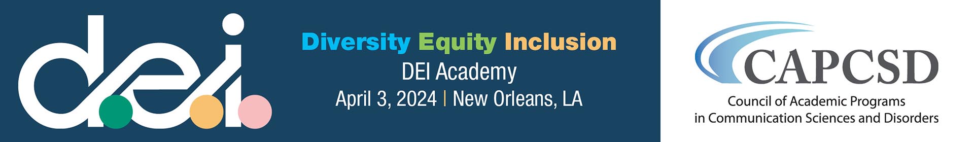 2024 DEI Academy  Event Banner