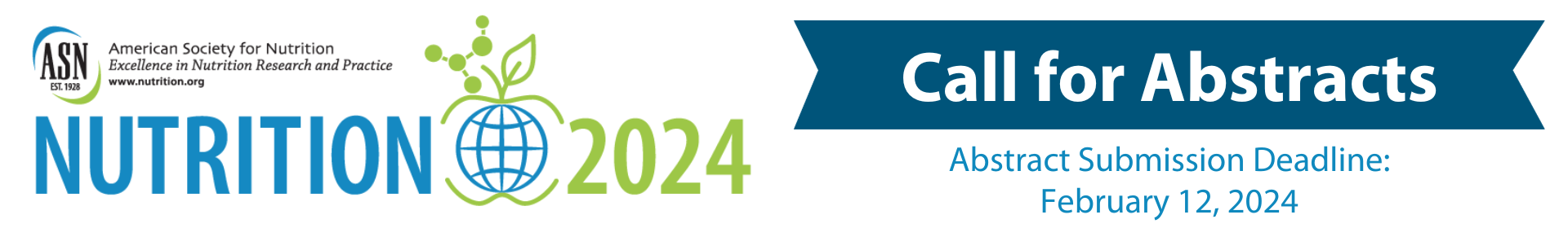 NUTRITION 2024 Abstract Submission Event Banner