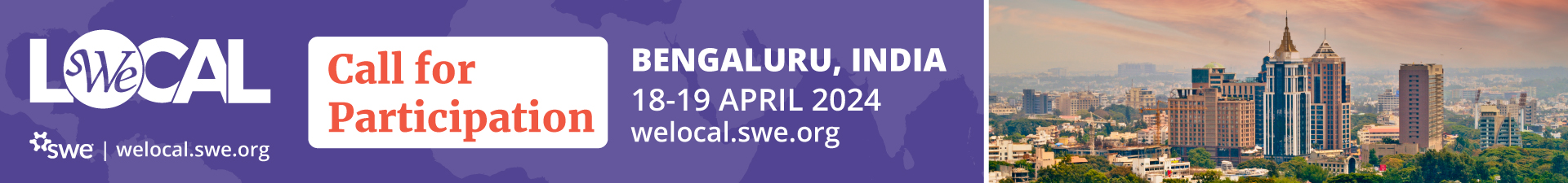WE Local 2024 Bengaluru Event Banner