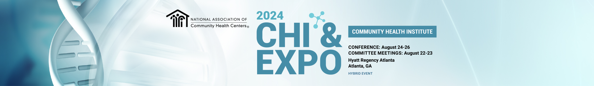 2024 Community Health Institute (CHI) & EXPO Event Banner