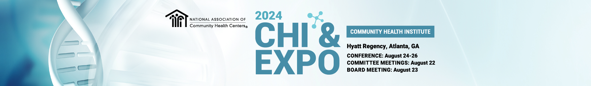 2024 Community Health Institute (CHI) & EXPO Event Banner