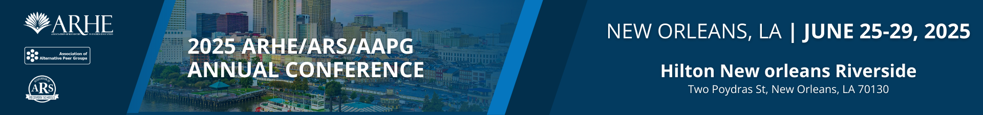 2025 ARHE/ARS/AAPG Annual Conference Event Banner