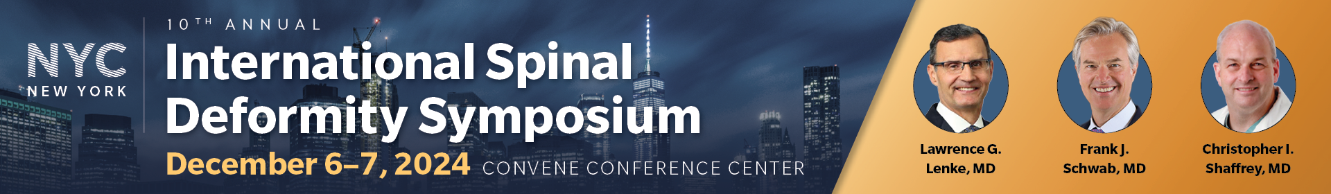 2024 International Spine Deformity Symposium Event Banner