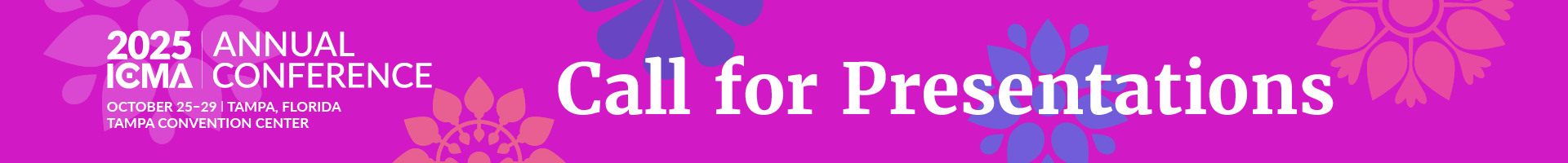 2025 ICMA Annual Conference Event Banner