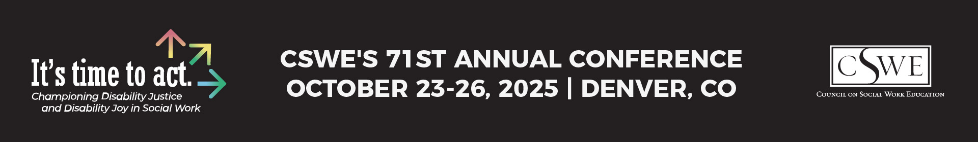 2025 CSWE Annual Conference Event Banner