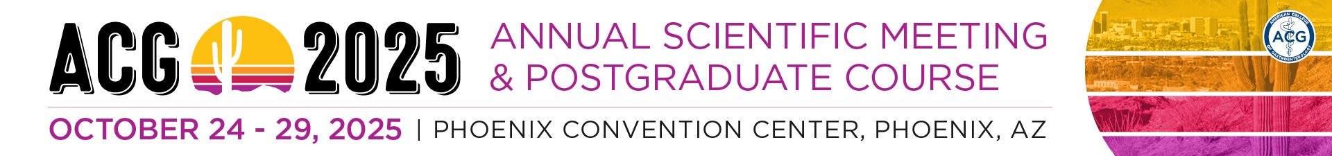 ACG 2025 Annual Scientific Meeting and Postgraduate Course