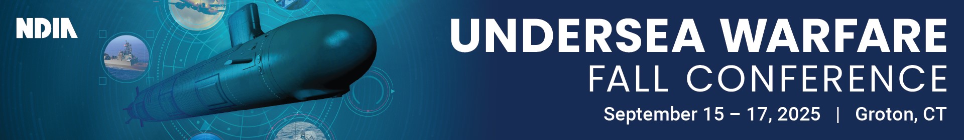 2025 Undersea Warfare Fall Conference Event Banner