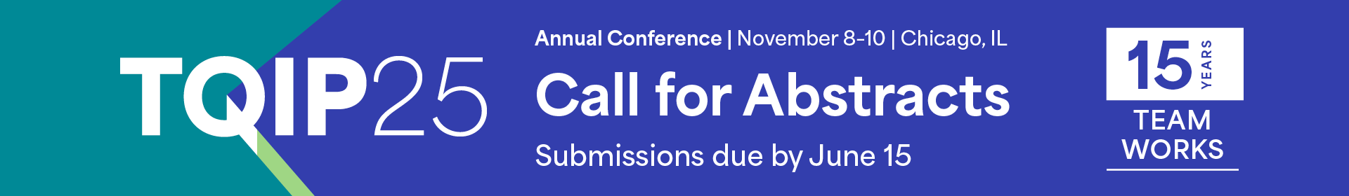 2025 TQIP Annual Conference Event Banner