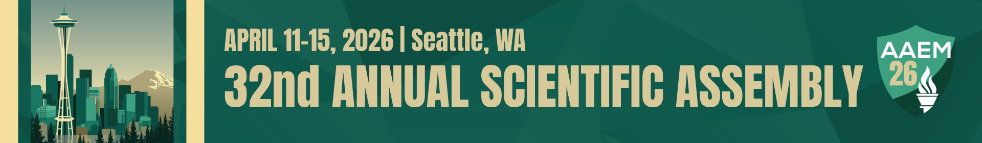 32nd Annual AAEM Scientific Assembly (AAEM26) Event Banner