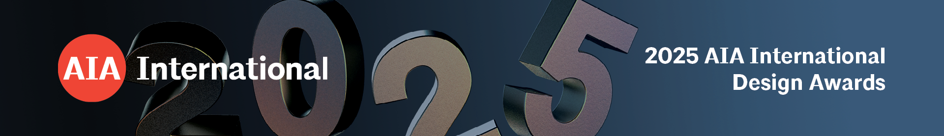 2025 AIA International Design Awards Event Banner